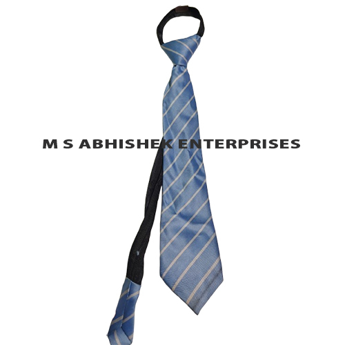 School Uniform Tie With Zip Ribbon - Color: Different Available