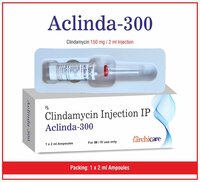Aclinda-300 Injections 2ml - Clindamycin Injection, 2 Ml | Essential Antibiotic Treatment For Bacterial Infections