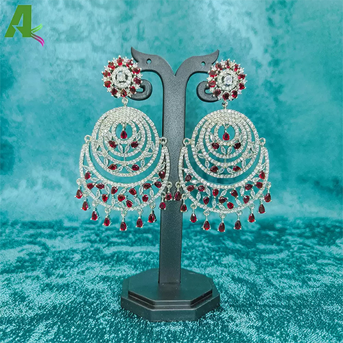 Urr1622 Designer Earrings - Color: White