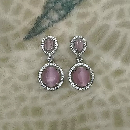 Fancy Tear Drop Dangle Earrings