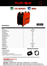 Ralli Wolf Welding Machine TIG SERIES (RT40)