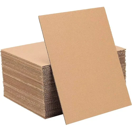 Plain Corrugated Packaging Sheet - Color: Brown