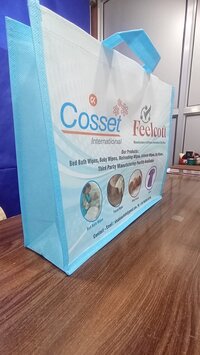 Exhibition Bag - Non-woven Fabric, Flexiloop Handles | Stylish Screen Printed Promotional Bag For Shopping And Events