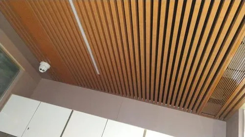 Vertical Baffle Ceiling - Aluminium, Customized Sizes, Polished Finish, Multi-Foot Width, Heat Proof, 0.5 & 0.65 mm Thickness | Acoustic Control, Aesthetic Appeal, Durable Design, Versatile Applications