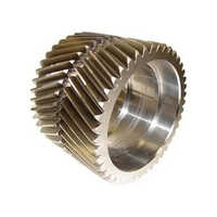 Double Helical Gears - Color: Silver