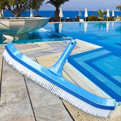 Swimming Pool Cleaning Brush - Bristle Color: White