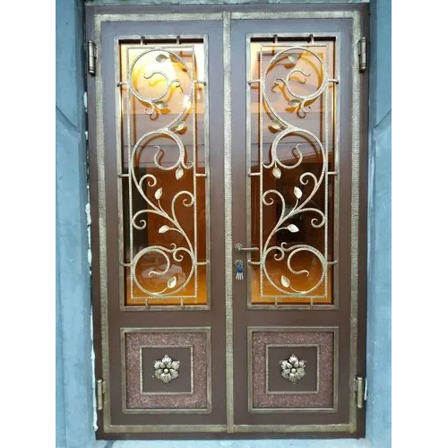 Designer Mild Steel Door - Application: Exterior