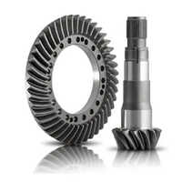 Crown Wheel Pinion - Cast Iron, 120mm Diameter, Silver Finish | Die Cast Manufacturing, Heavy-duty Reliability, Industrial Gear Efficiency