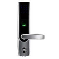 L5000 Fingerprint Door Lock System - Color: Silver