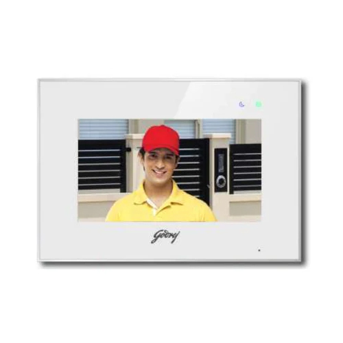 Godrej See Thru Pro Wifi Video Door Phone - Color: White