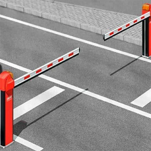 Parking Boom Barrier - Color: White And Red