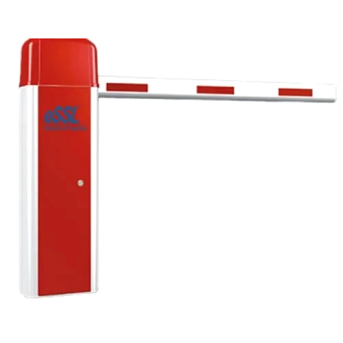 Bg108 Parking Automated Boom Gate - Color: White And Red