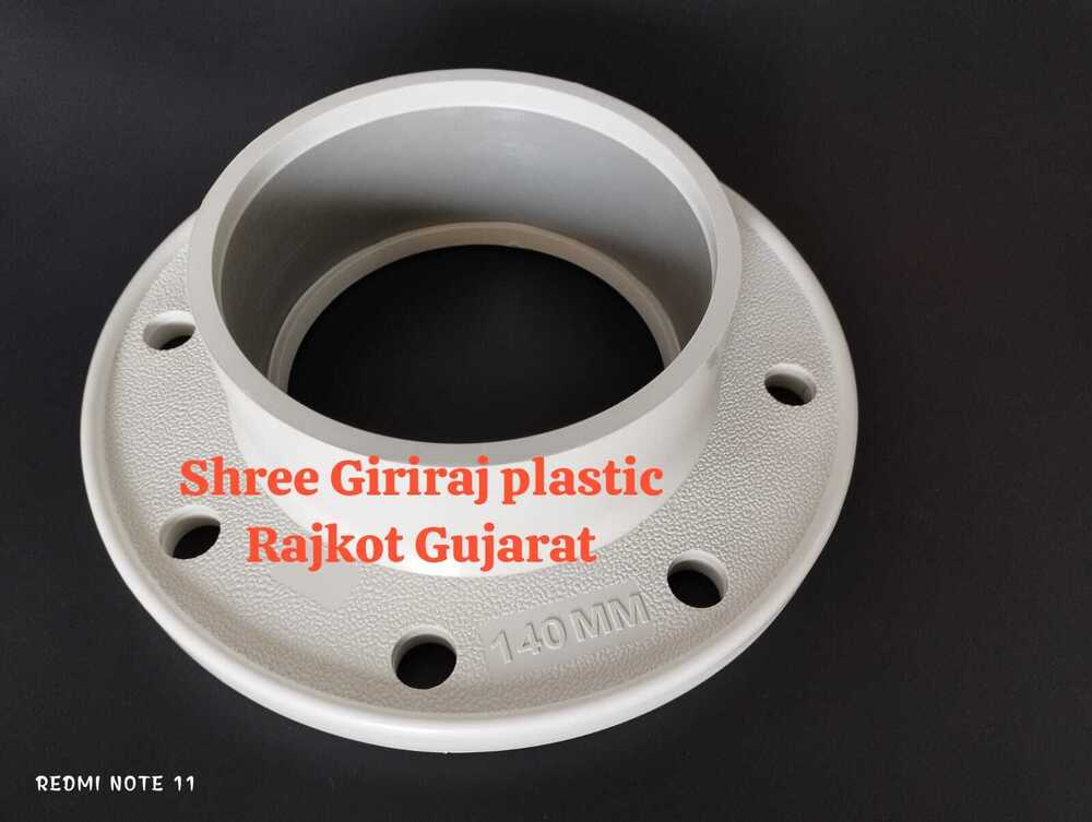 Pp Agriculture Pipe Flange - 63mm To 200mm Size, Black Female Connection | Premium Pp Material, Thermal Resistance, Easy Installation