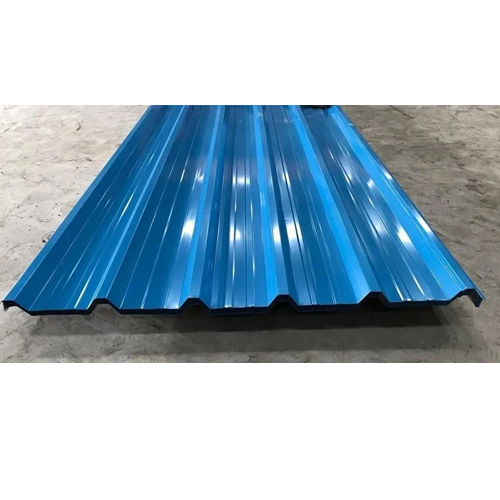 Blue Jsw Metal Roofing Sheet - Length: 12 Foot (Ft)