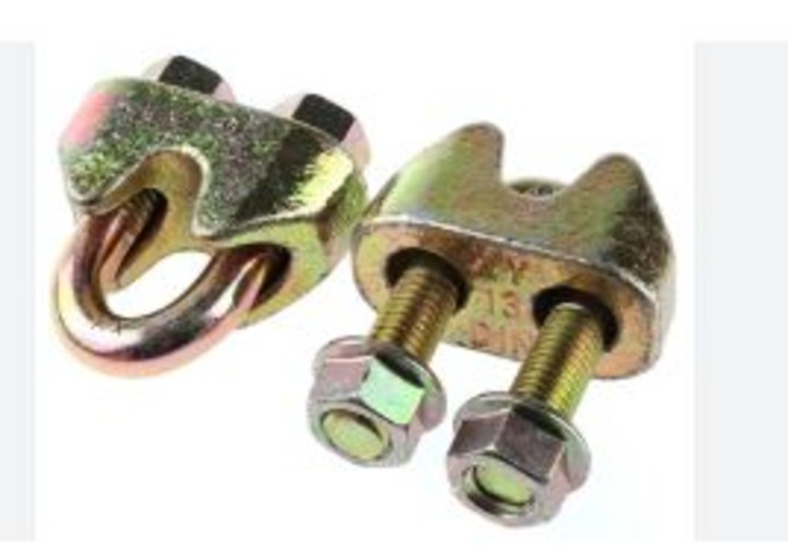 13 Mm Gi Wire Rope Clamp With Nut For Rope End Connections