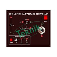 Study Of Single Phase Ac/ Voltage Regulator (using Scr)