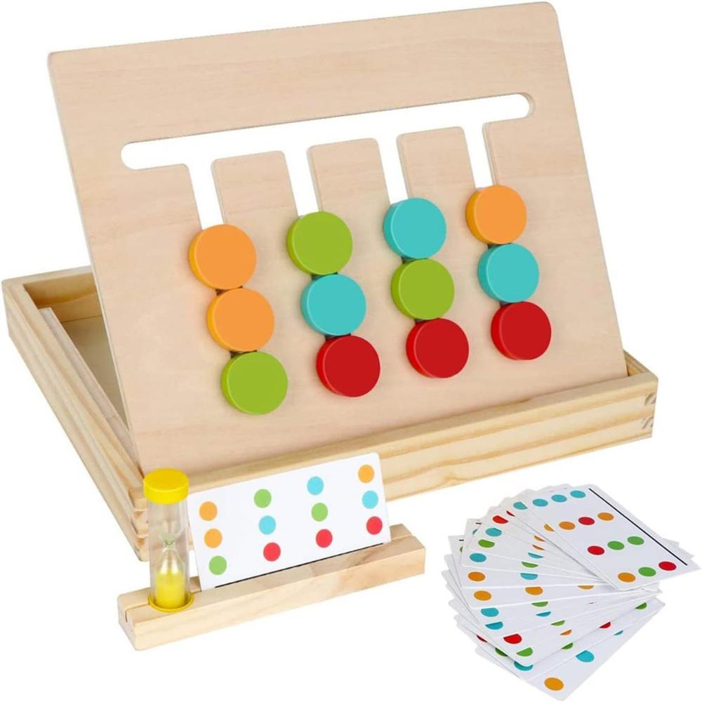 Preschool Learning Toys Slide Puzzle Color & Shape