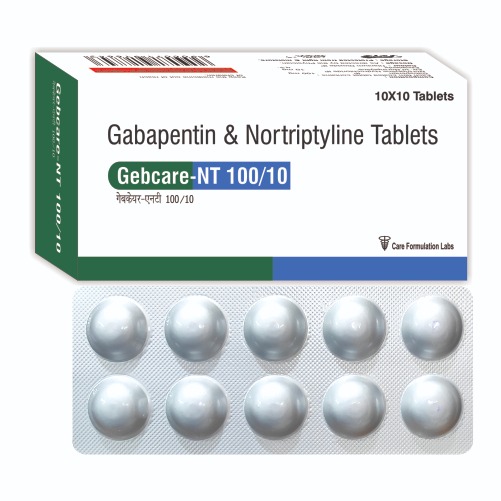 Gabapentin IP 100mg Nortriptyline Hydrochloride IP 10 mg,