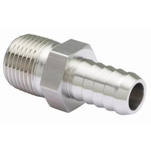 Tube To Hose Connector - Color: Silver