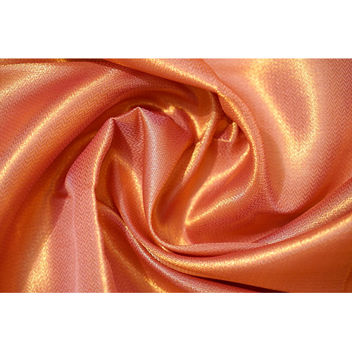 Handwoven Kanjivaram Banarsi Tissue Silk Saree With Rose Gold Zari Work - Color: Different Available