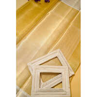Handwoven Kanjivaram Banarsi Tissue Silk Saree With Gold Zari Work