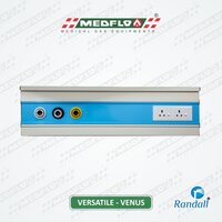 Hospital Bed Head Panels Versatile Radius Without Railing - Color: White Blue