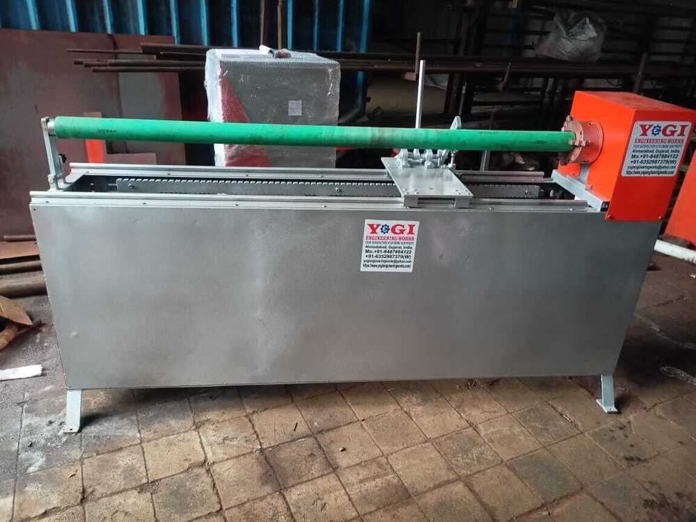 Abro-masking Tape Rewinding Machine - Heavy Duty Ms Plate Structure, 1650mm Max Roll Width, 5 Hp A.c. Motor, Automatic Operation Features