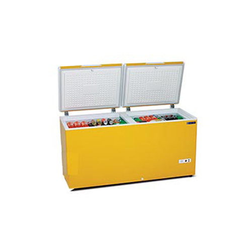 Bottle Cooler Deep Freezer - Color: Yellow