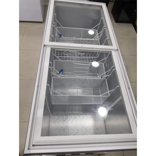 Sliding Glass Top Deep Freezer