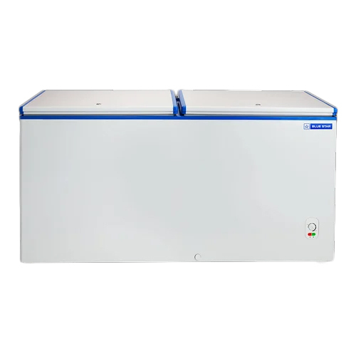 Double Door Deep Freezer - Color: White