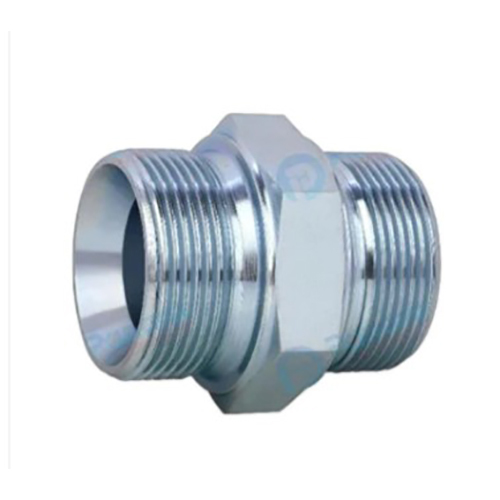 Hydraulic Hex Nipple - Color: Silver