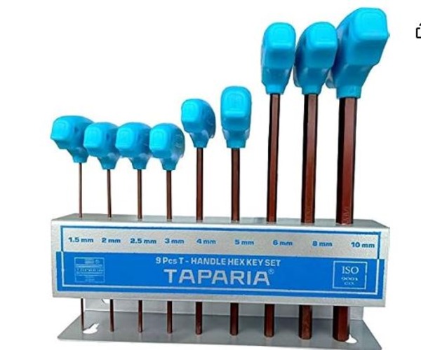 T Handle Allen Key Set Takm 9 Taparia