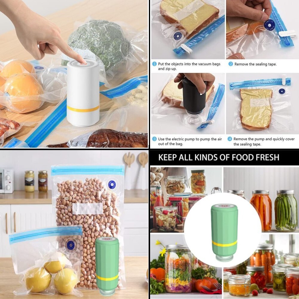 Food Sealer Handheld for Vacuum Sealer Bags