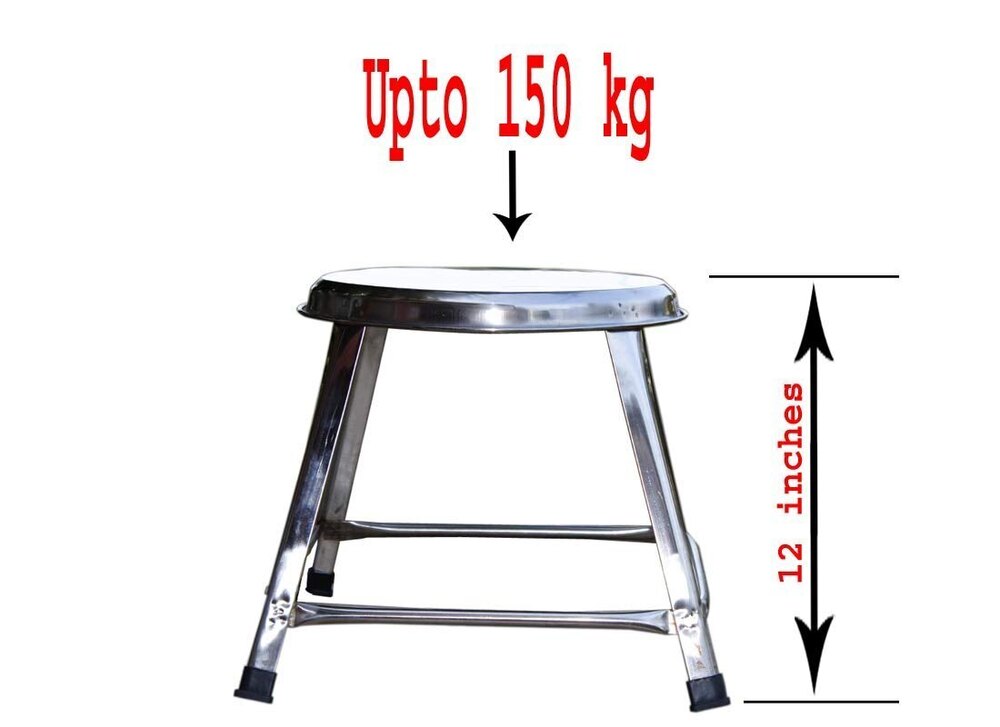 Stainless Steel Hospital and Outdoor Stool/Table/Chair Multipurpose Stool for Home