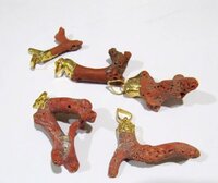 Natural Italian Coral Pendant 2 to 3 inches free shape