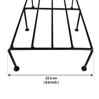 Black Mild Steel Plant Stand