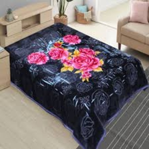 Super Soft Single Bed Blanket - 100% Polyester, 150x220 Cm, Assorted Print, 2-3 Kg | Fleece Fabric, Hemmed Edges, Versatile Use For Home & Travel