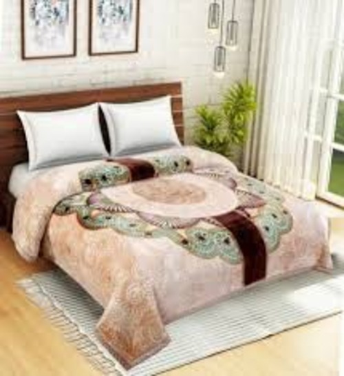 Super Soft Single Bed Blanket - 100% Polyester, 150x220 Cm, Assorted Print, 2-3 Kg | Fleece Fabric, Hemmed Edges, Versatile Use For Home & Travel