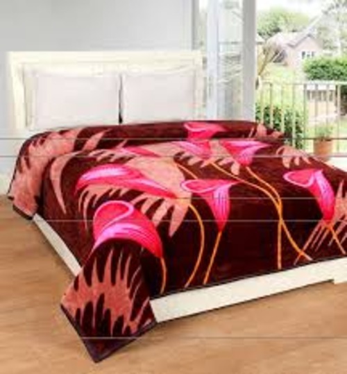 Super Soft Single Bed Blanket - 100% Polyester, 150x220 Cm, Assorted Print, 2-3 Kg | Fleece Fabric, Hemmed Edges, Versatile Use For Home & Travel