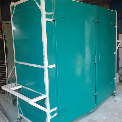 Electric Tray Dryer - Color: Green Paint Coated