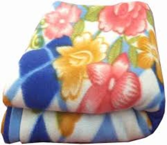Polar Fleece Printed Blanket - 150x220cm, Assorted Print | 100% Polyester, Quick Dry, Washable, Ideal For Home, Travel, And Hospitality