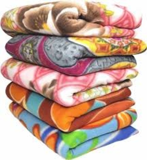 Polar Fleece Printed Blanket - 150x220cm, Assorted Print | 100% Polyester, Quick Dry, Washable, Ideal For Home, Travel, And Hospitality