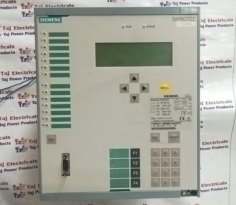 SIEMENS 7UM6211-5EB92-0AA0/FF (BF1105147779) GENERATOR PROTECTION RELAY