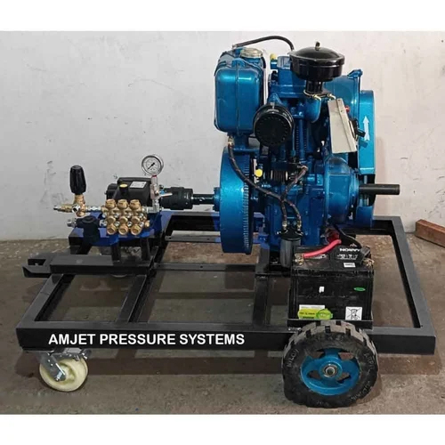 Diesel Engine Driven Hydrostatic Test Pump - Flow Rate: 10 Lpm