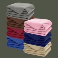 Polar Fleece Plain Blanket