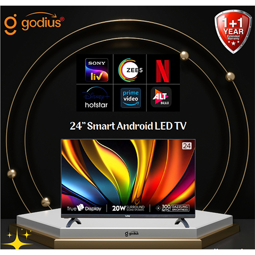 24 Inch Smart Android Led Tv - Frequency (Mhz): 50 Hertz (Hz)