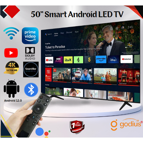 50 Inch Smart Android Led Tv - Material: Plastic