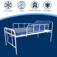 Semi Fowler Hospital Bed with Metal Railings (Standard with Mattress)