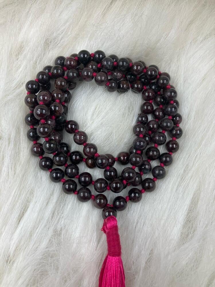 Garnet Gemstone Mala