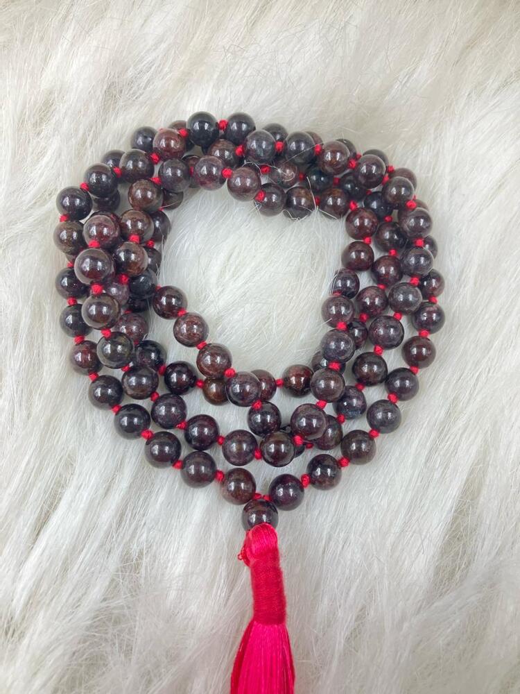 Garnet Gemstone Mala